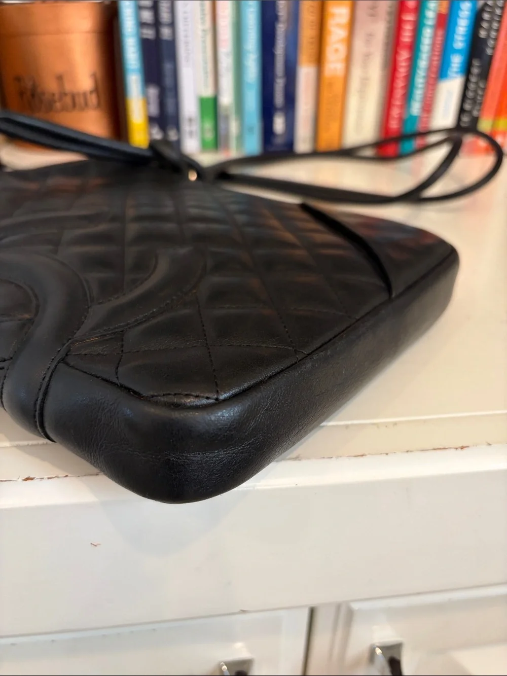 CHANEL Cambon Quilted Lambskin Crossbody